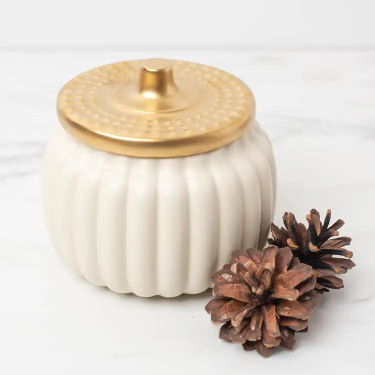 Pumpkin-Shaped Ceramic Jars | Limited Stock